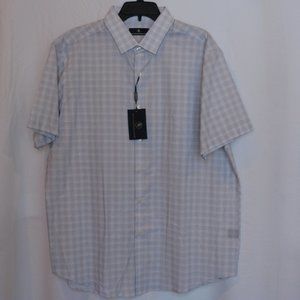 Men's Size XL Hart Schaffner Marx Short-Sleeve Button-Down Shirt, NWT